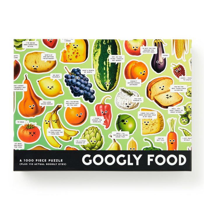 Brass Monkey Googly Food 1000 Piece Puzzle Multi-Coloured