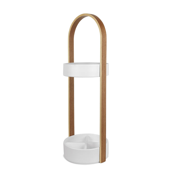Umbra Bellwood Umbrella Stand White & Natural