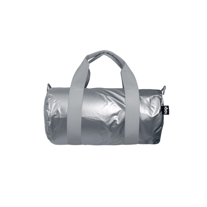 LOQI Metallic Mini Weekender Silver