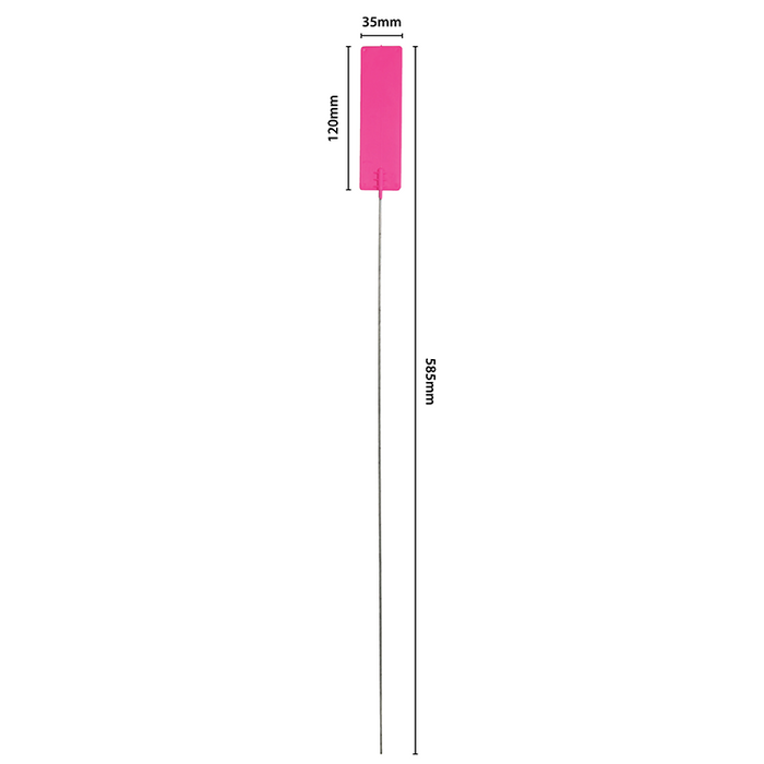 Dy-Mark Survey Tape  25x100 and Survey Pins Fluoro Pink