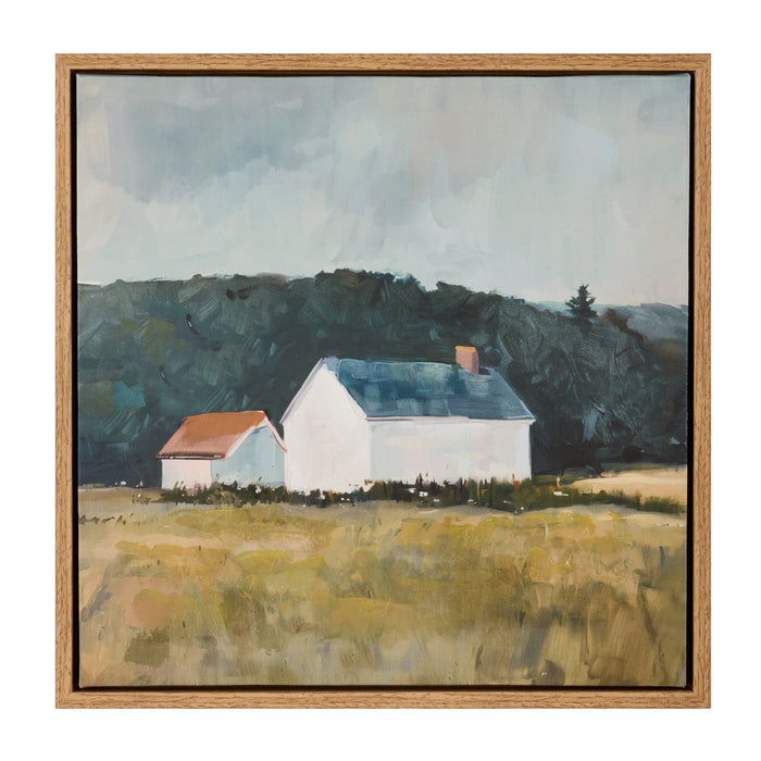 Academy Prairie Duo Hand Painted Wall Art Multi-Coloured