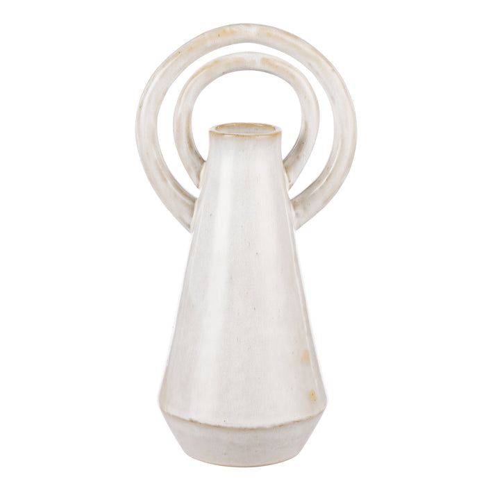 Amalfi Halo Vase Large White