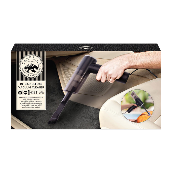 Maverick Deluxe Car Vacuum Cleaner and Pump V2 Black