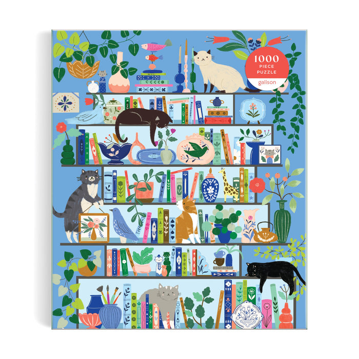 Galison Purrfect Nook Puzzle-1000pc Multi-Coloured