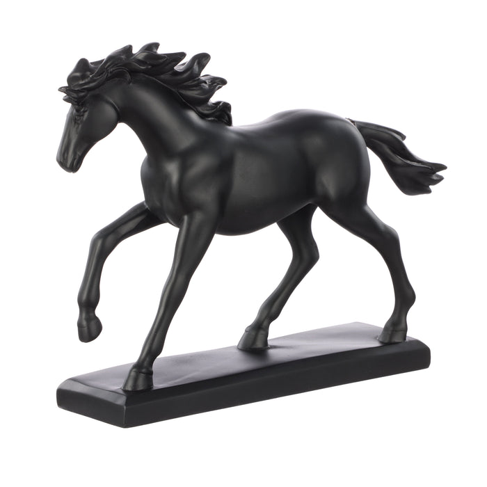 Society Home Equus Horse Sculpture Black