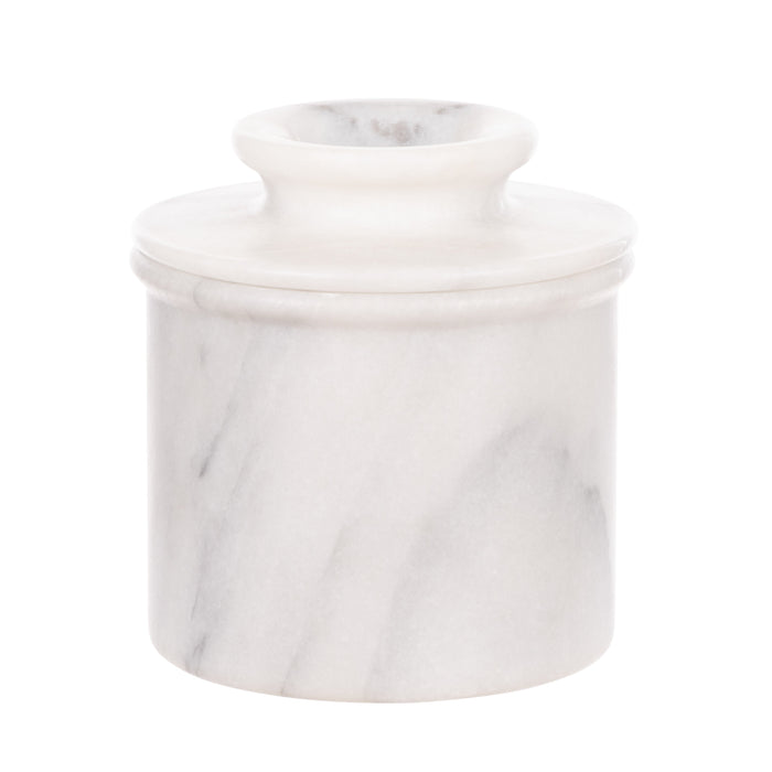 Davis & Waddell Nuvolo Marble French Butter Bell White Grey