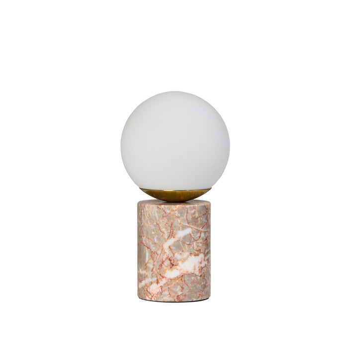 Amalfi Amani Table Lamp Pink & White