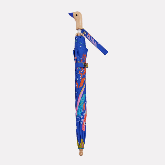 Original DuckHead Duckling Umbrella-Under The Sea Multi-Coloured