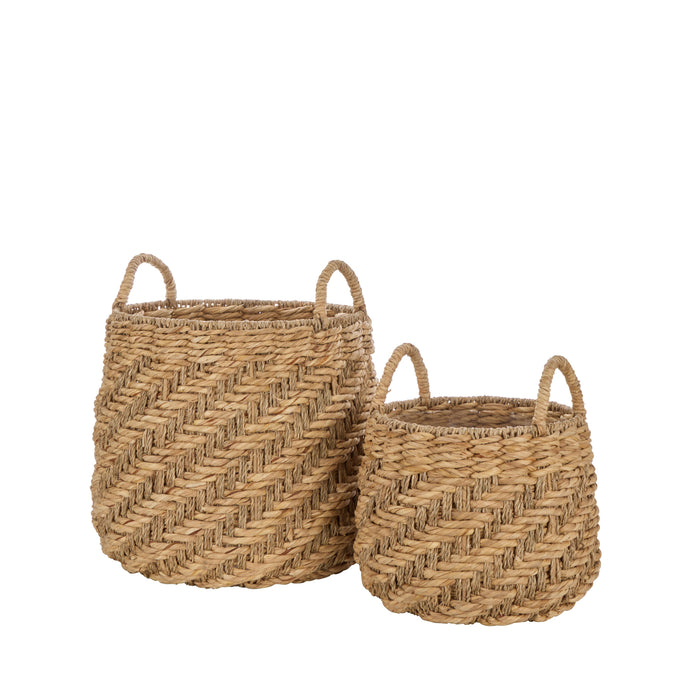 Rogue Aspen Planter 2pcs Set Natural