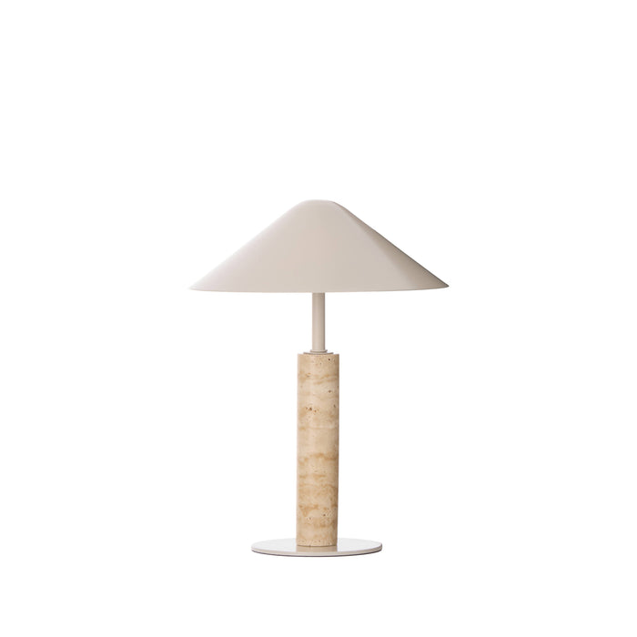 Amalfi Quinn LED Table Lamp Ivory & Natural