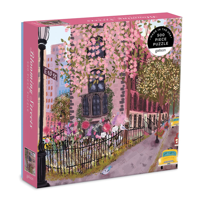 Galison Joy Laforme Blooming Streets Puzzle 500pcs Multi-Coloured