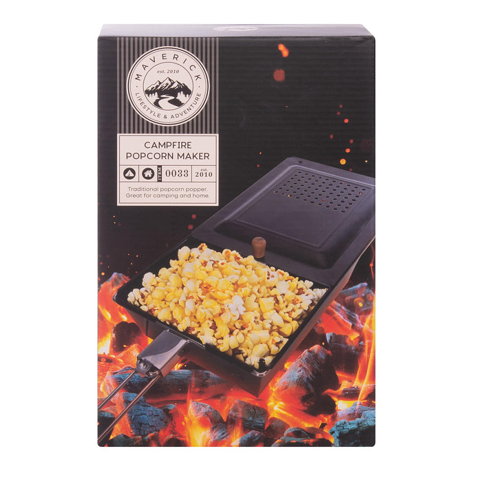 Maverick Campfire Popcorn Maker Black