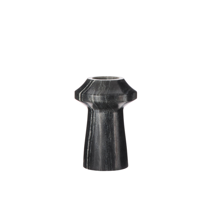 Grand Designs Eros Marble Vase Marine Black