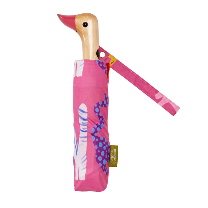 Original Duckhead Duck Umbrella Compact - Arty Cats Fuchsia