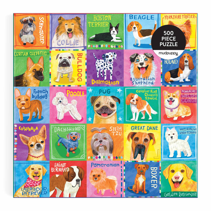 Mudpuppy Pawsome Portraits Family Puzzle - 500pcs Multi-Coloured