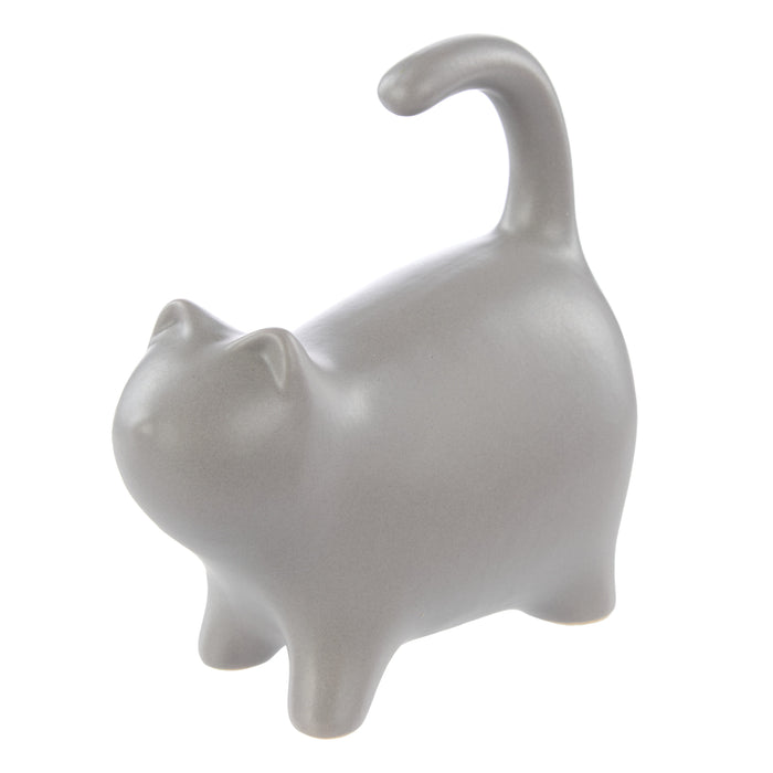 Emporium Mama Cat Sculpture Grey