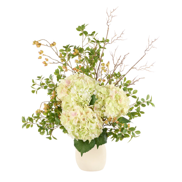 Rogue Hydrangea Berry - Maliah Pot Green