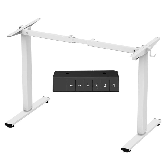 FLEXISPOT EB2W Electric Standing Desk Frame with Clamp Power Strip & Cable Tray
