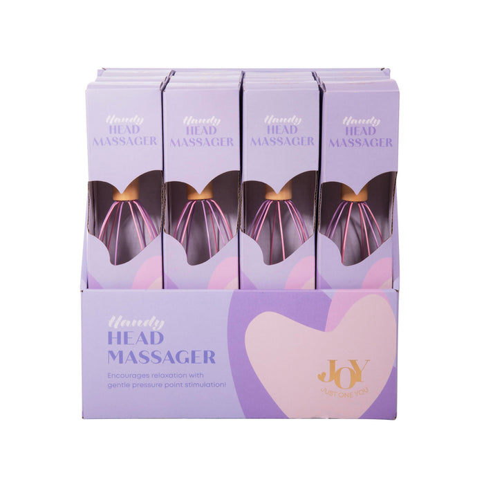isGift Handy Head Massager - Just One You CDU 12pcs Multi-Coloured