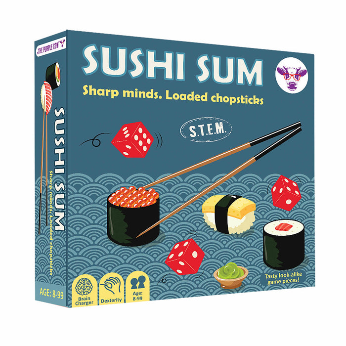 The Purple Cow Sushi Sum Multi-Coloured