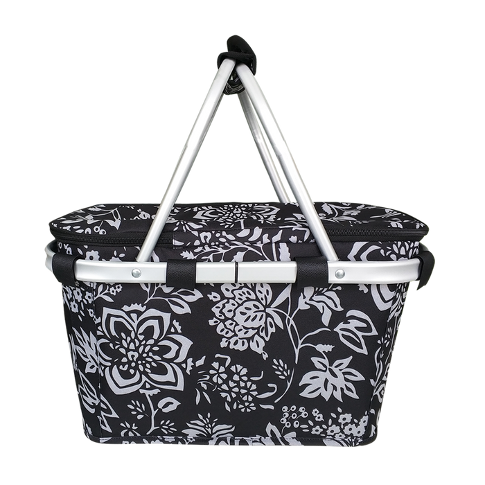 INS. CARRY BASKET W/LID CAMELLIA BLACK
