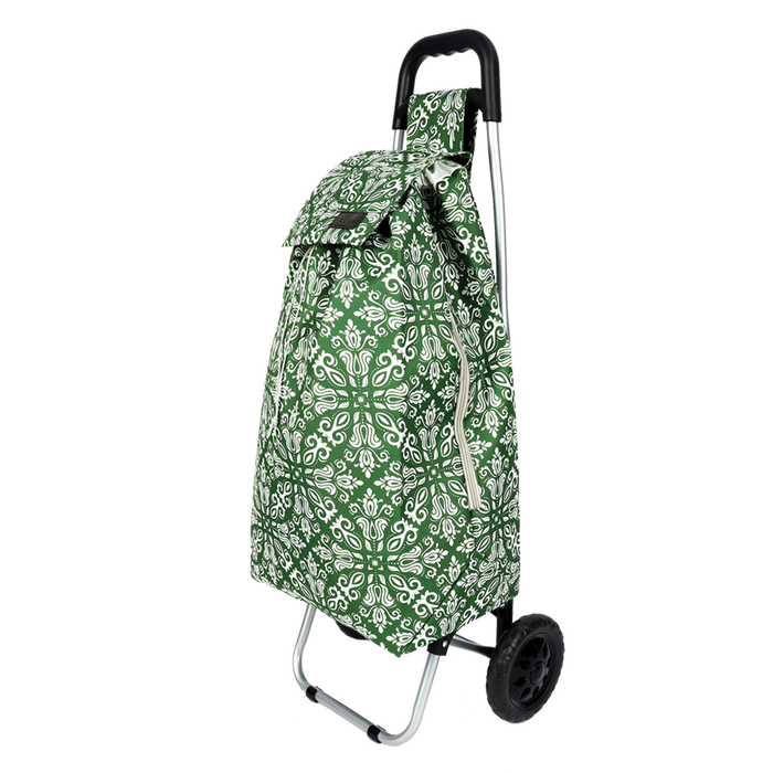 "SPRINT" SHOPPING TROLLEY BOHEMIAN GREEN
