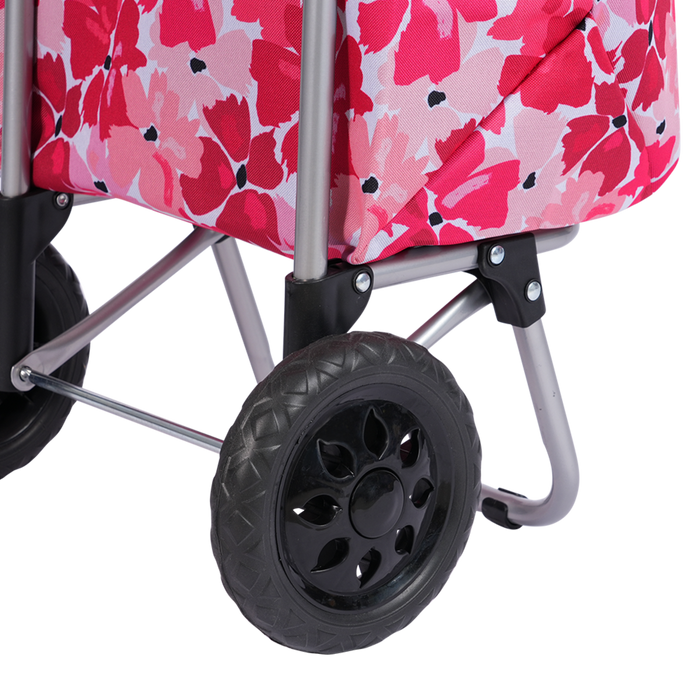 "SPRINT" SHOPPING TROLLEY RED POPPIES