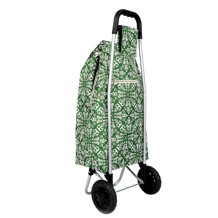 "SPRINT" SHOPPING TROLLEY BOHEMIAN GREEN