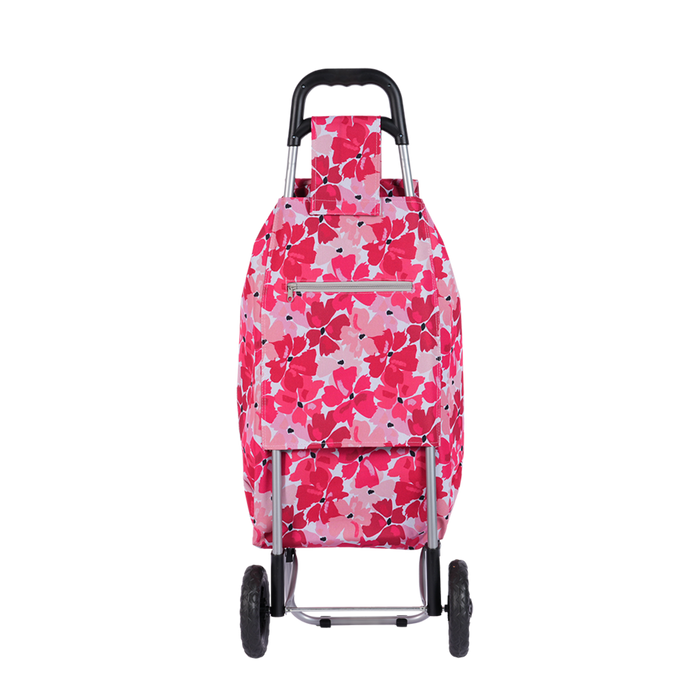"SPRINT" SHOPPING TROLLEY RED POPPIES