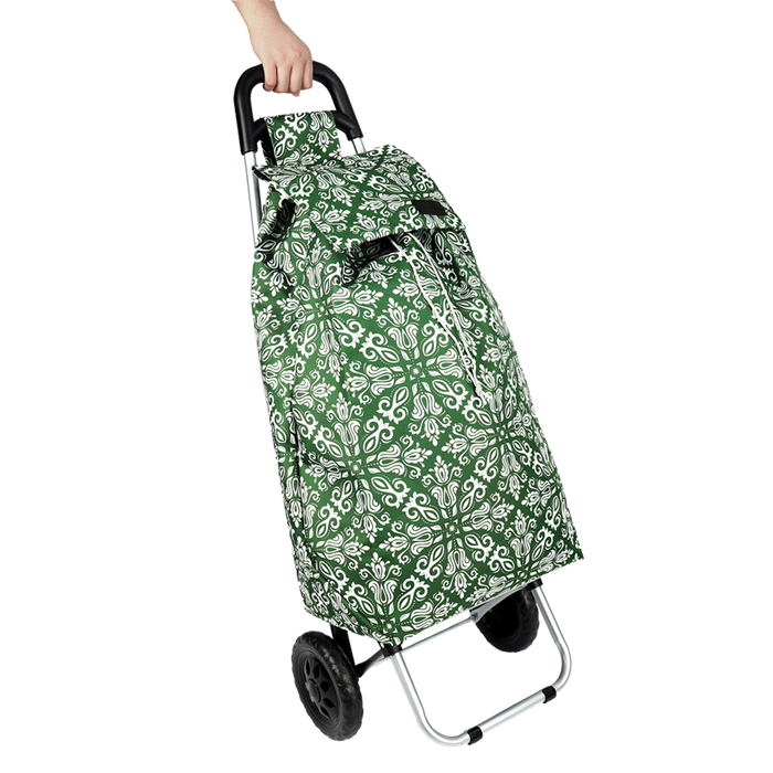 "SPRINT" SHOPPING TROLLEY BOHEMIAN GREEN