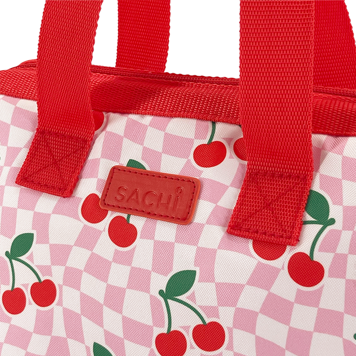 INS. STYLE 34 LUNCH BAG CHEQUERED CHERRIES
