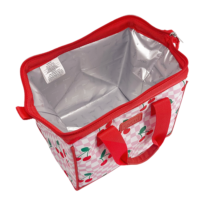 INS. STYLE 34 LUNCH BAG CHEQUERED CHERRIES