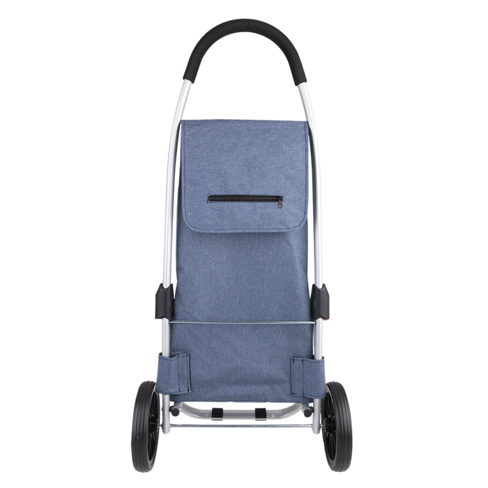 "URBAN" ALUMINIUM SHOPPING TROLLEY STEEL BLUE