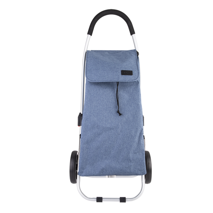 "URBAN" ALUMINIUM SHOPPING TROLLEY STEEL BLUE