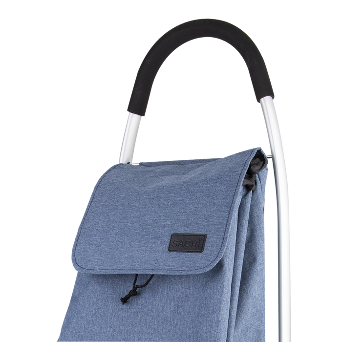 "URBAN" ALUMINIUM SHOPPING TROLLEY STEEL BLUE