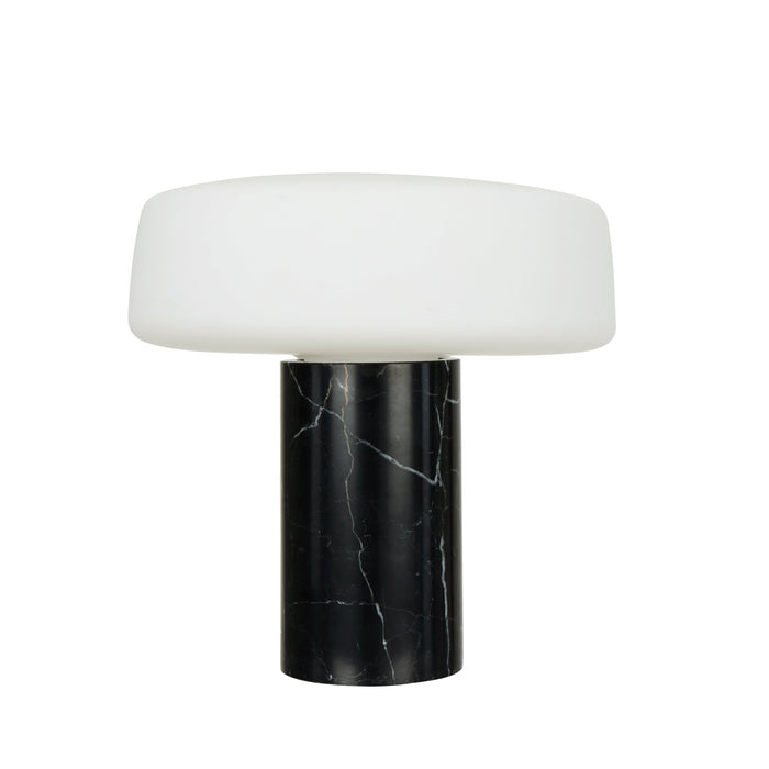 Grand Designs Chet Table Lamp Black & White