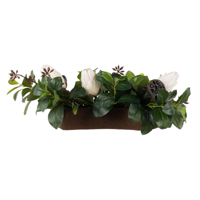 Rogue Protea Pod - Palermo Planter White