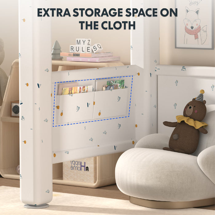 Flexispot Bunk Bed Adjustable Height Loft Bed - Modern Design & Versatile Functionality