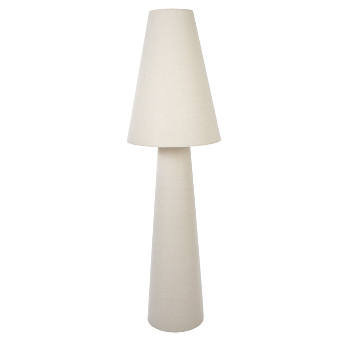 Amalfi Carrington Linen Floor Lamp Natural