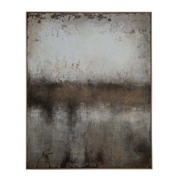 Grand Designs Griffin Oversized Hand Painted Wall Art Grey