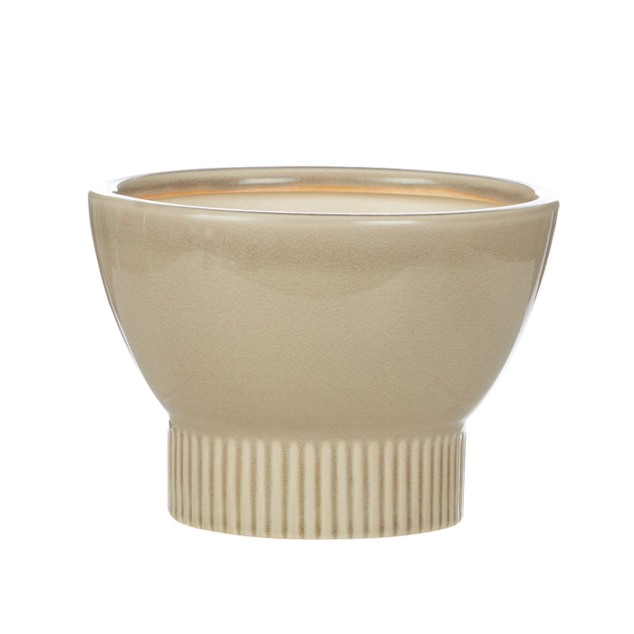 Rogue Rouen Bowl Planter Medium Beige
