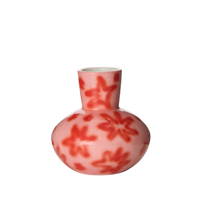 Emporium Haze Vase Collection Pink & Red