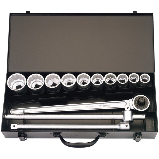 Draper Metric Socket Set, 3/4" Sq. Dr. (13 Piece)