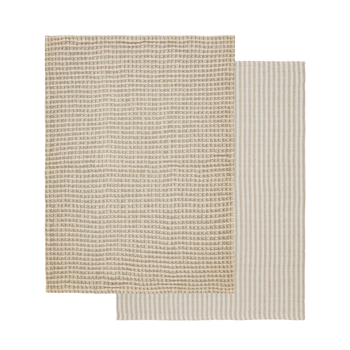 Davis & Waddell Heritage Stripe Cotton Tea Towel 2pcs Set