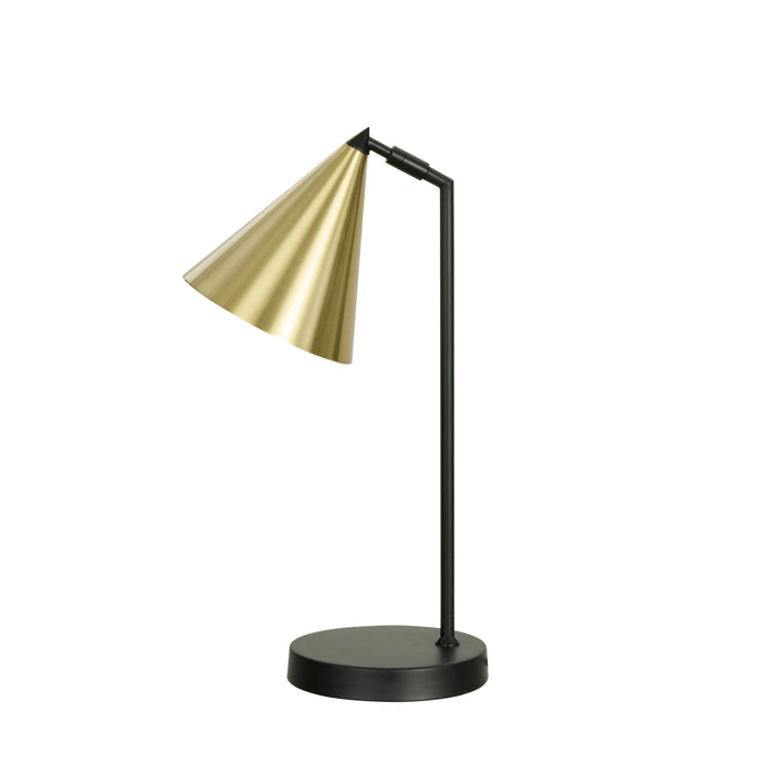 Amalfi Hamlet Table Lamp Brass & Black