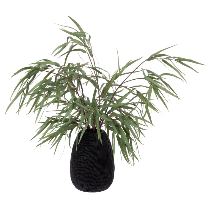 Rogue Eucalyptus Mix - Dansk Textured Vessel Green & Black