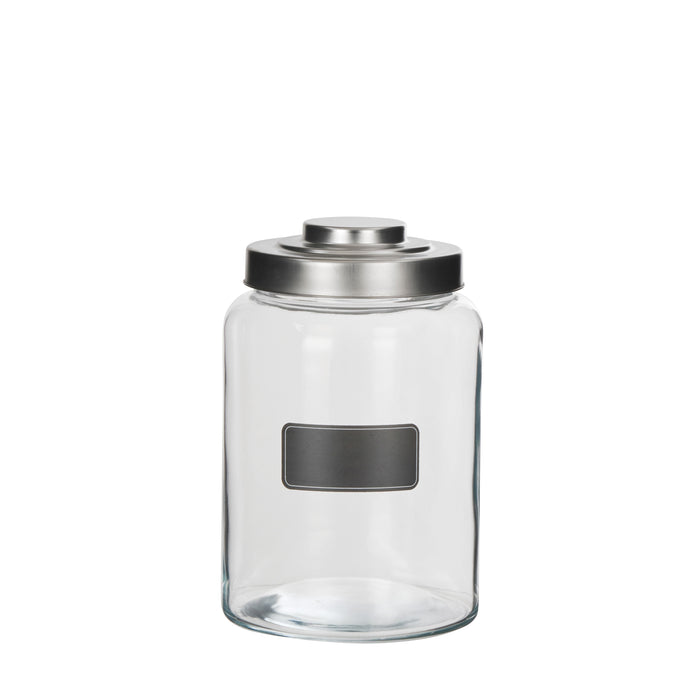 Davis & Waddell Heritage Storage Jar With Chalkboard Label - 3.5L Clear