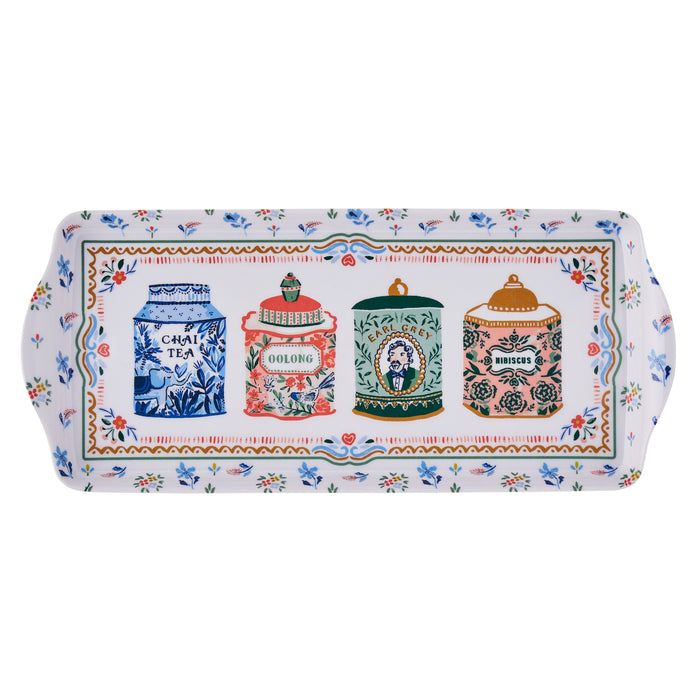 Ulster Weavers Tea Tins Small Tray Multi-Coloured