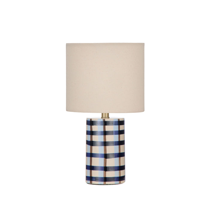 Emporium Leni Table Lamp Blue & Ivory