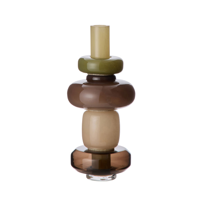 Amalfi Tutti Vase Tonal with Green